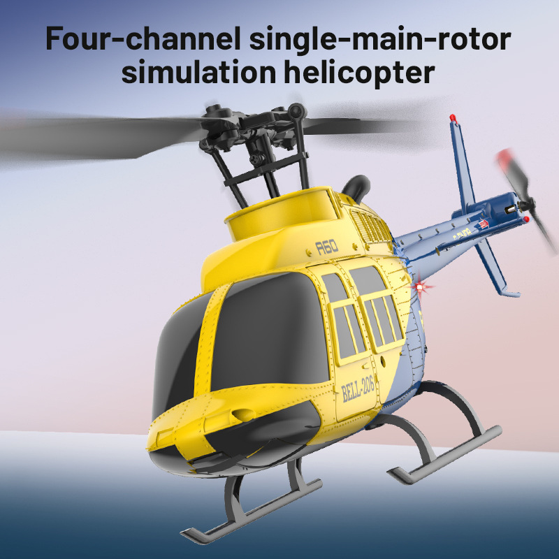 Rc Helicopter Gyro - Helikopter RC A60 Baru 2.4G 1:42