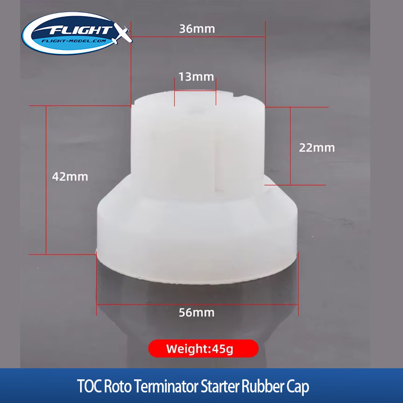 Rc Helicopter Gas - 2 Buah Tutup Karet Starter TOC