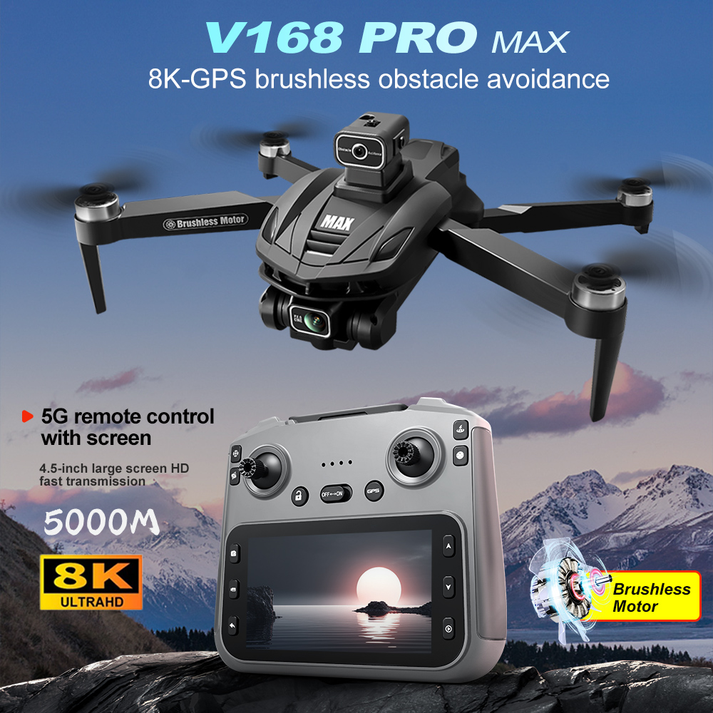 Rc Helicopter Case - V168 PRO Max GPS Drone 8K