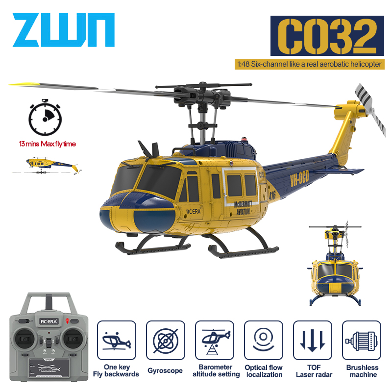 Rc Helicopter Gyro - C032 RC Helikopter 2.4G 6-Aixs Giroskop