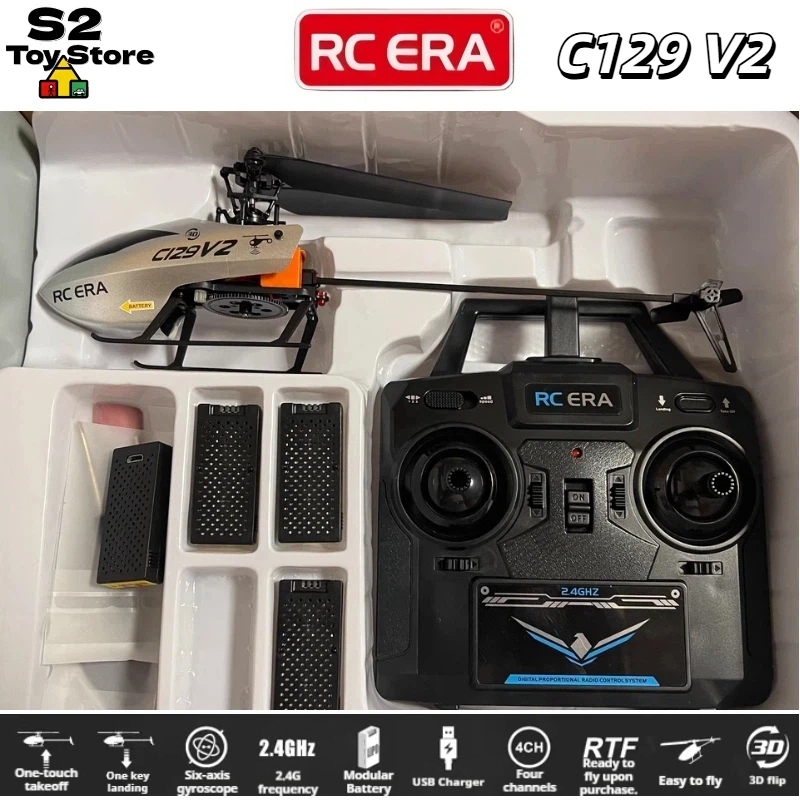 Rc Helicopter Single Rotor - Helikopter RC ERA C129V2 4CH 2.4GHz