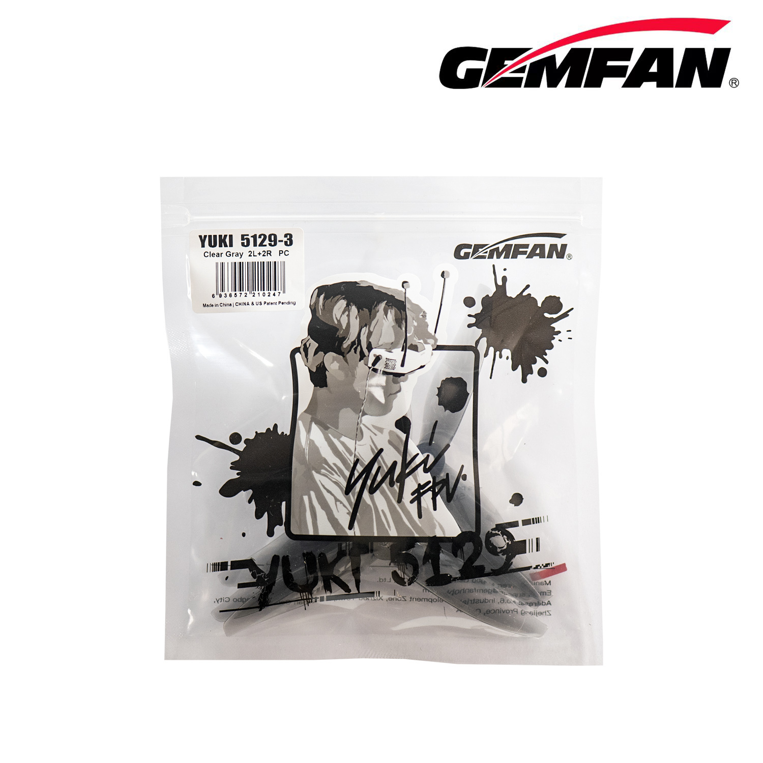 Rc Helicopter Blade - Gemfan 5129 5 inci 3 Bilah/tri-blade