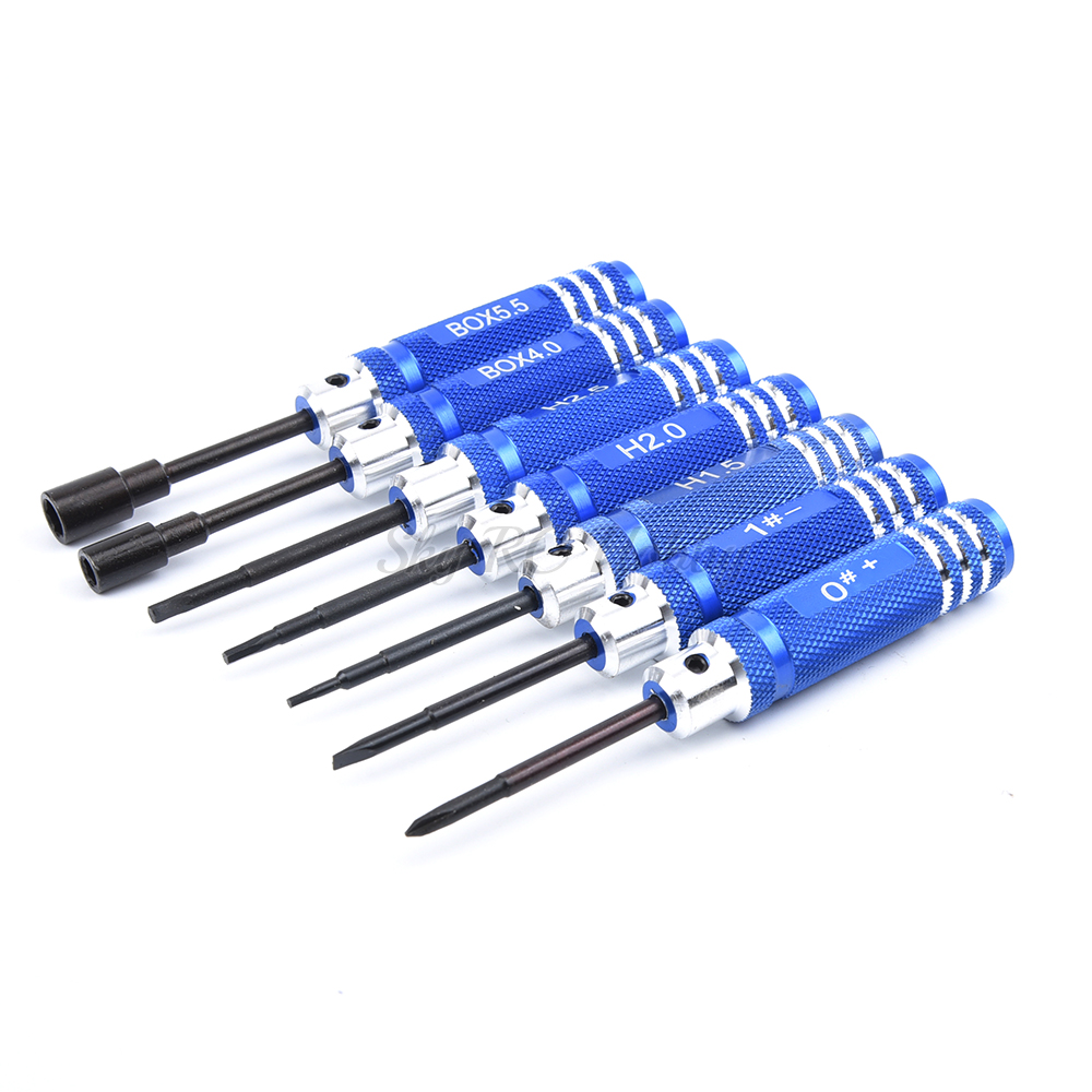7 Buah/Set 0/1/1.5/2/2.5/4/5.5 - Rc Helicopter Tool Kit ulasan dan harga