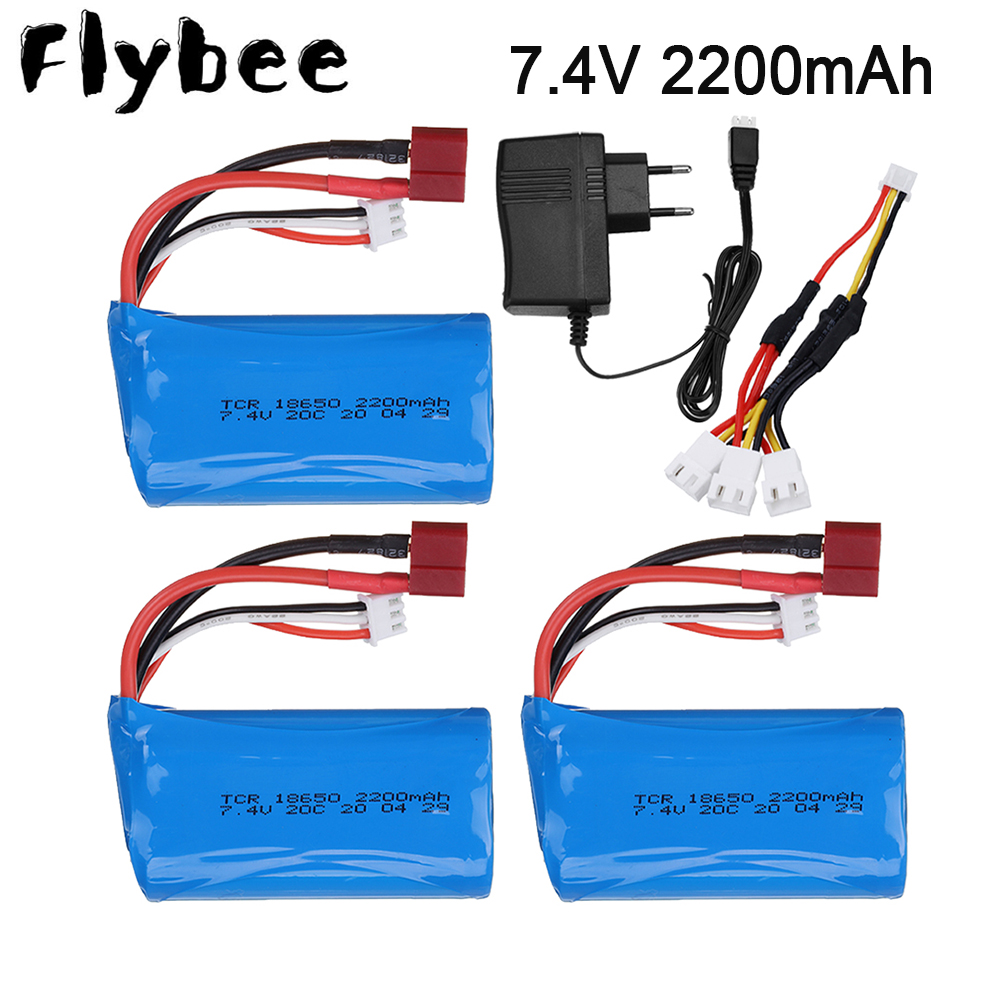 Baterai 7.4 V 2200mAh 18650 Li - Rc Helicopter Parts ulasan dan harga