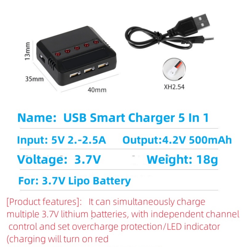 Syma X5HW X5HC X5C X5SW 3.7V 5 - Rc Helicopter Charger ulasan dan harga