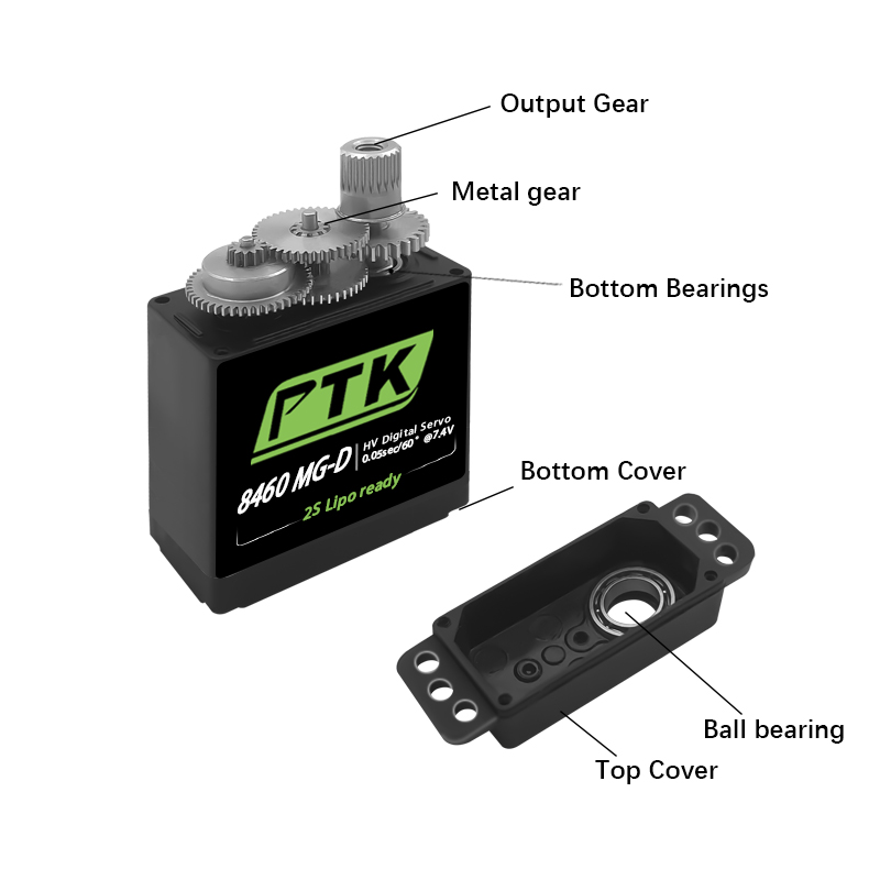 PTK 8460 MG-D9g Servo Digital  - Rc Helicopter Electric ulasan dan harga