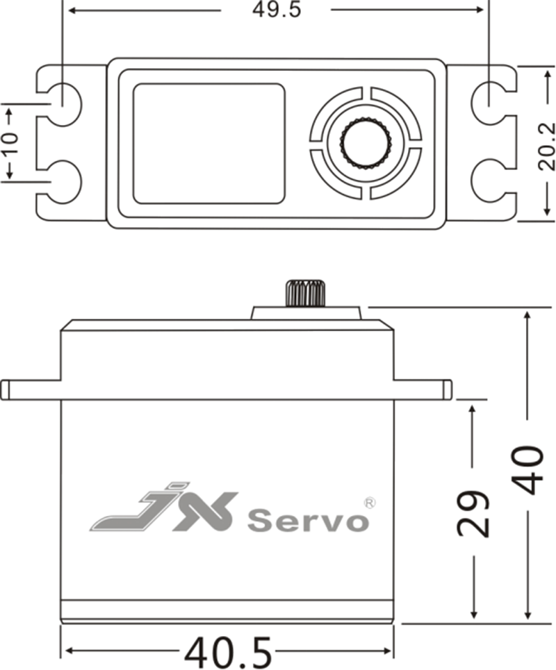 JX Servo CLS-6322HV 22KG Torsi - Rc Helicopter Servo ulasan dan harga