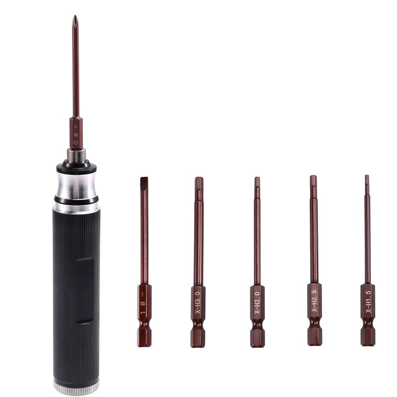 Obeng Hex AEE7-6-In-1 1.5/2.0/ - Rc Helicopter Tool Kit ulasan dan harga