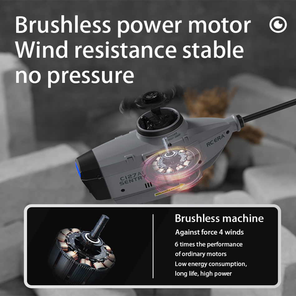 RC ERA C127 AI Mini Brushless  - Rc Helicopter Single Rotor ulasan dan harga