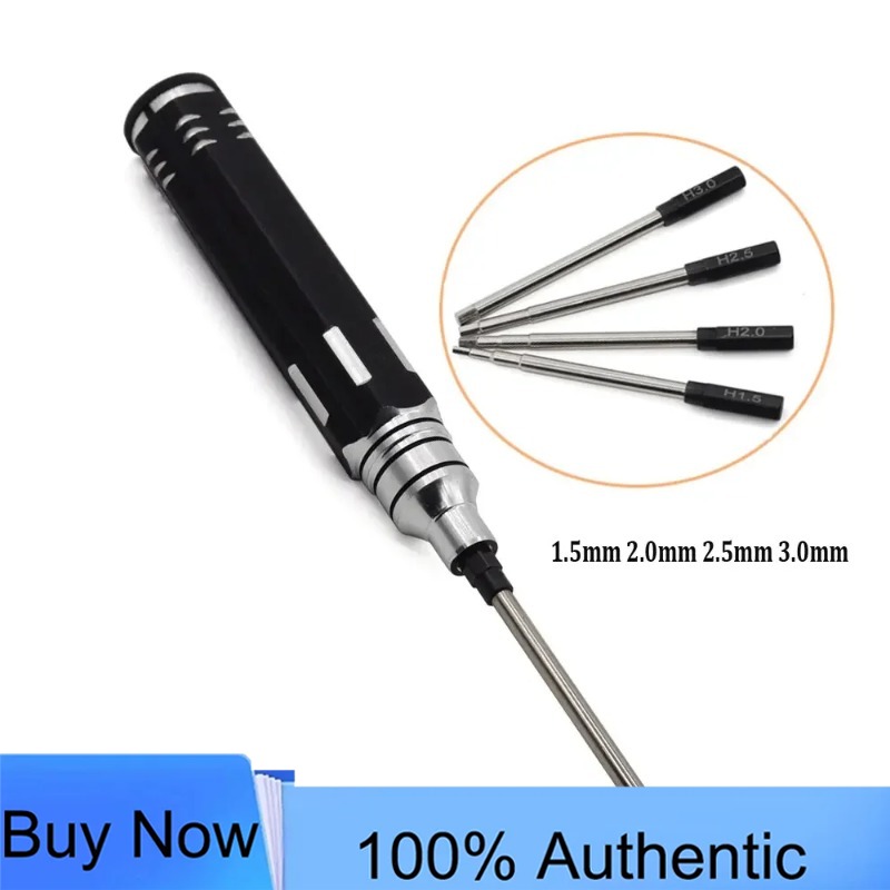 Set Obeng Hex 4-in-1 1.5-4.0mm - Rc Helicopter Tool Kit ulasan dan harga