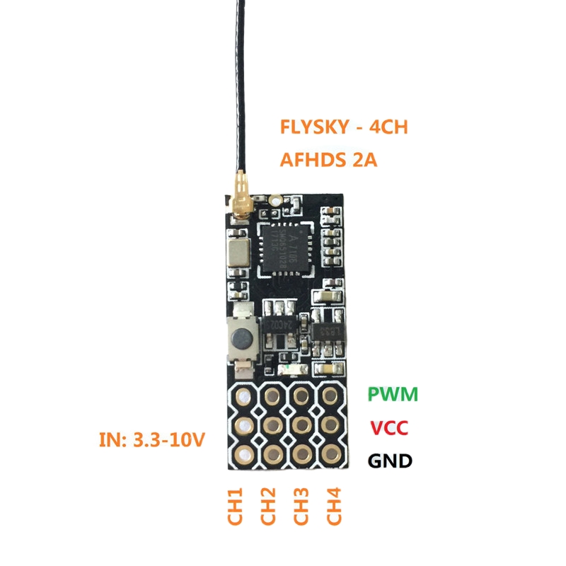 Flysky FS2A Penerima Mini 4CH  - Rc Helicopter Remote Control ulasan dan harga