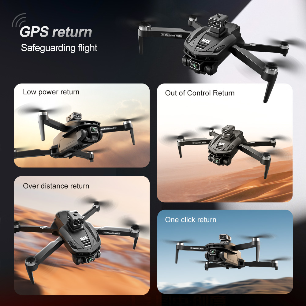 V168 PRO Max GPS Drone 8K Prof - Rc Helicopter Case ulasan dan harga