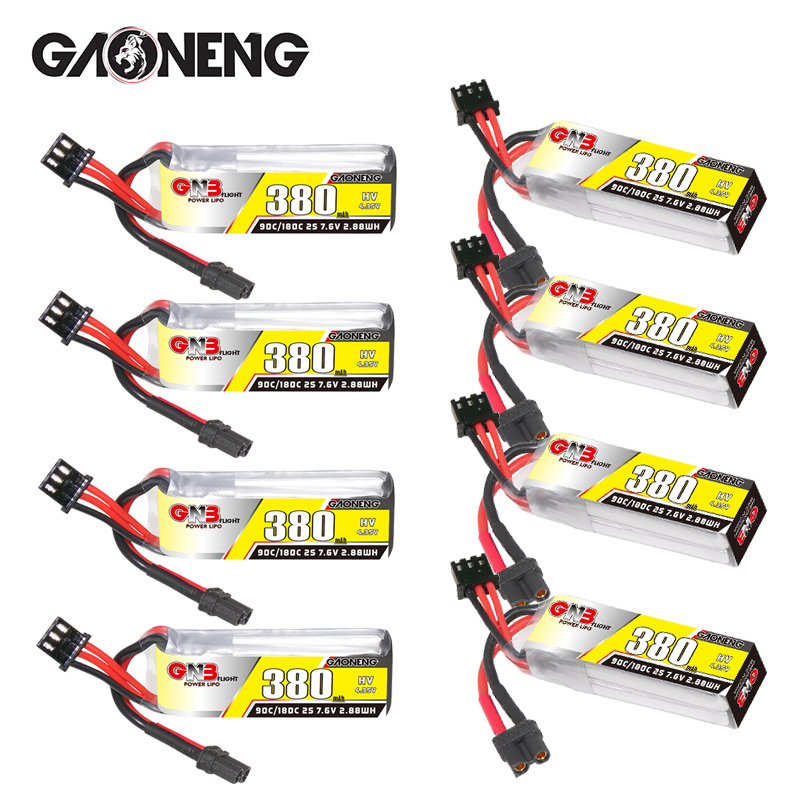Baterai Lipo GNB 2S 7.6V 380mA - Rc Helicopter Parts ulasan dan harga