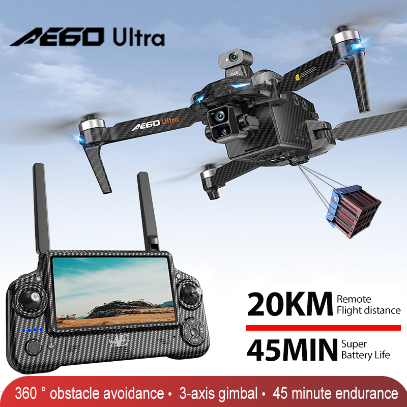 Drone Profesional AE60 GPS Kam - Rc Helicopter Electric ulasan dan harga