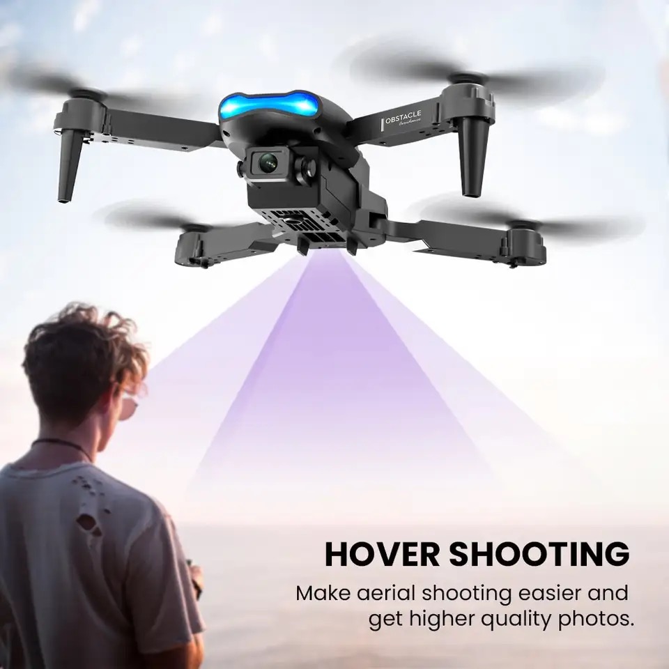 Drone Mini E99 kamera HD 4K WI - Rc Helicopter Gas ulasan dan harga