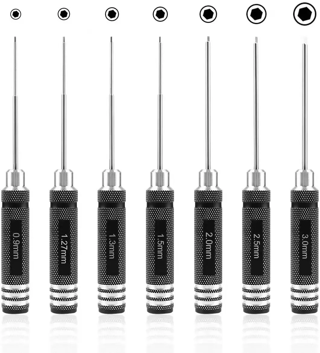 Hex Driver 7/4 buah Kit obeng  - Rc Helicopter Tool Kit ulasan dan harga