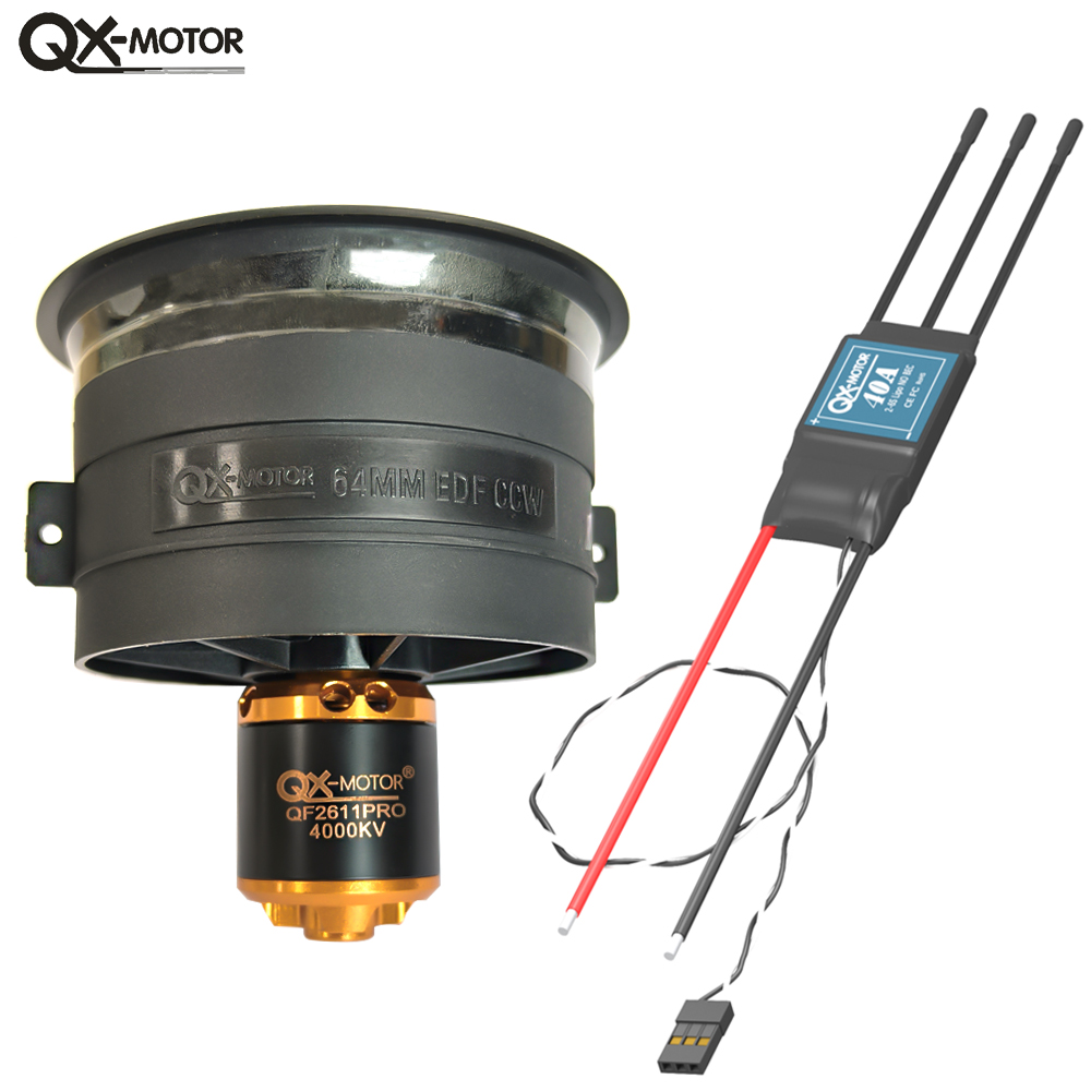 QX-MOTOR 5 Bilah 64mm EDF Duct - Rc Helicopter Blade ulasan dan harga