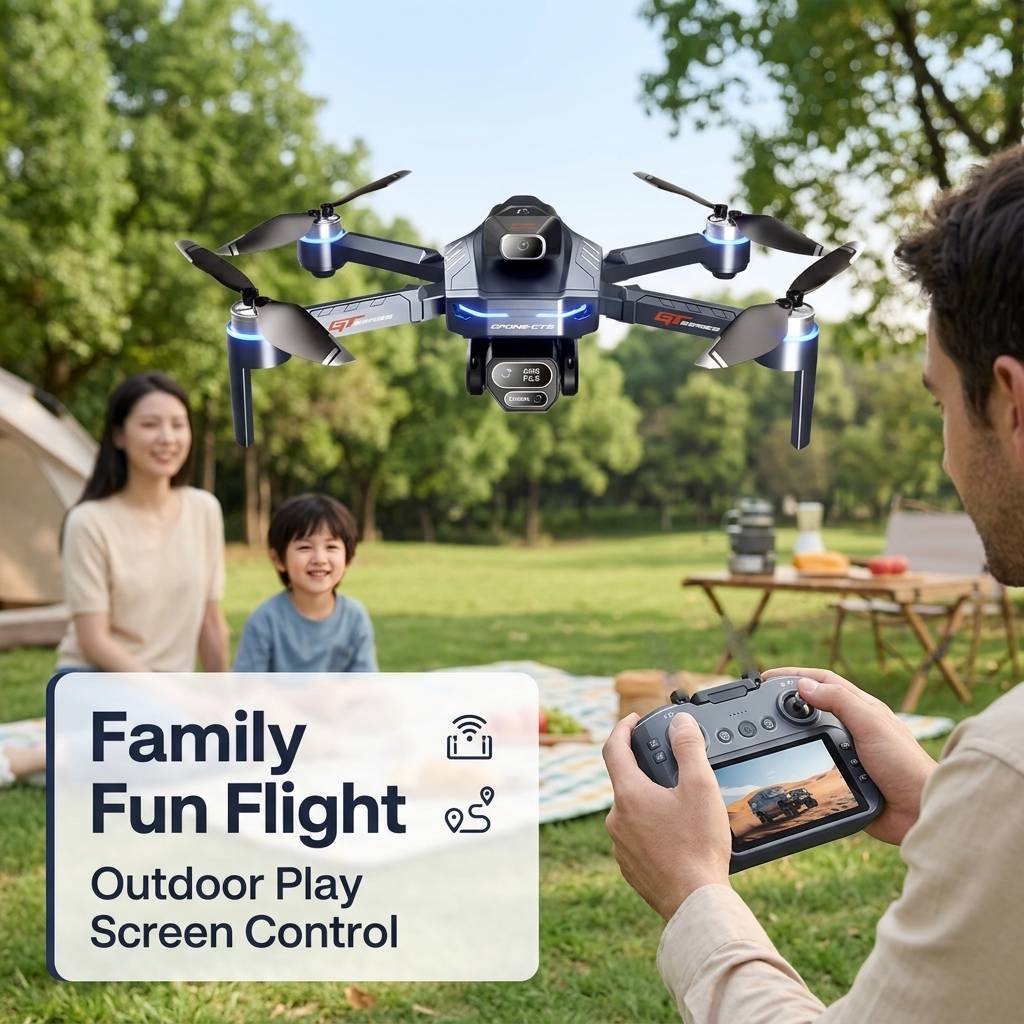 Drone 4K Baru Terlaris ANATEL  - Rc Helicopter Electric ulasan dan harga