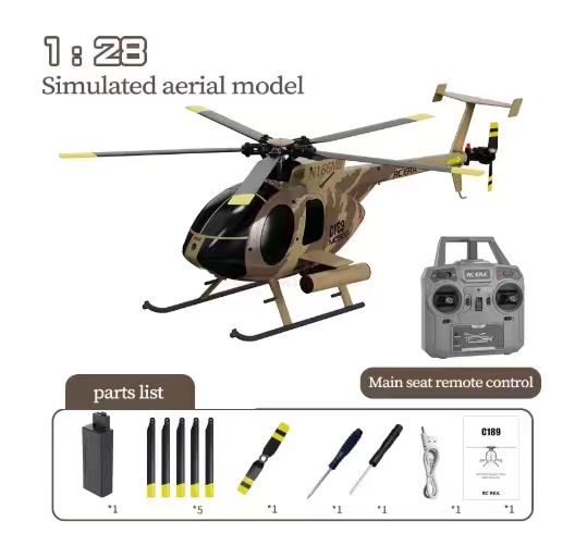 Helikopter RC C189 MD500 1:28  - Rc Helicopter Nitro ulasan dan harga